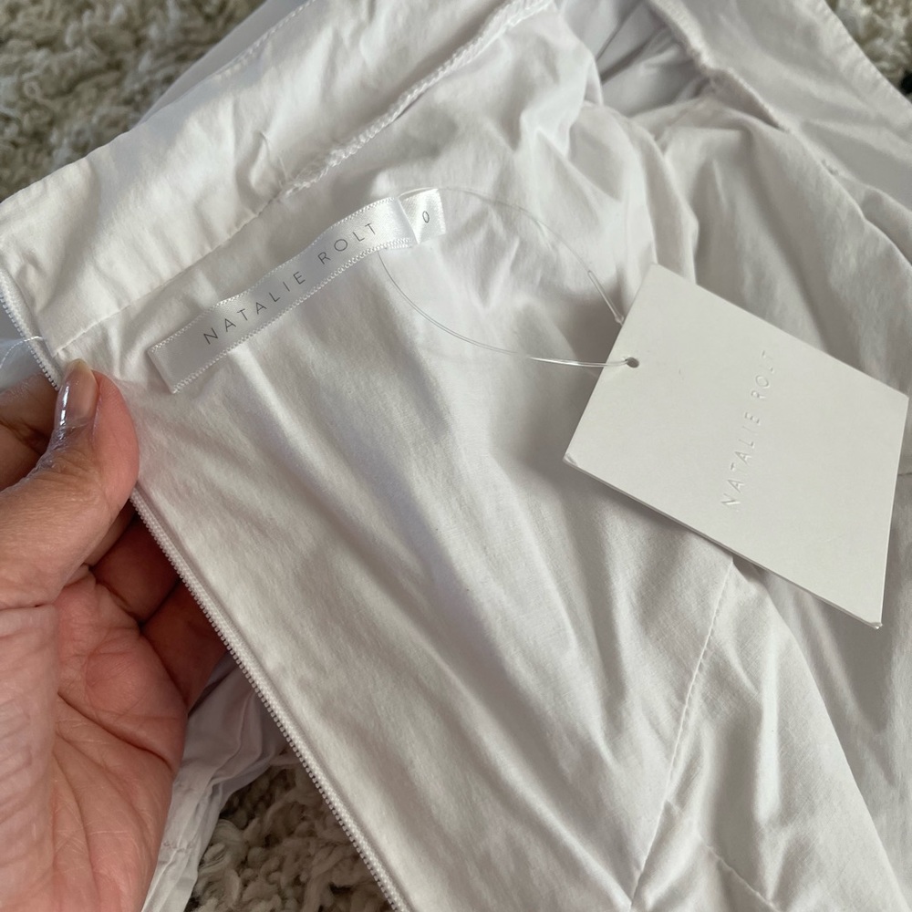 Natalie Rolt Kenzy Mini Dress in White size 0/XS - Picture 12 of 14